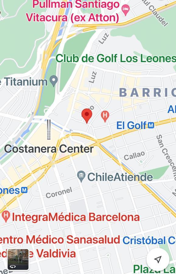 Apartament Condo Amueblado, Encomenderos 200 El Golf, Las Condes Santiago Con Vista Al Costanera Center מראה חיצוני תמונה