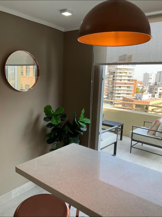Apartament Condo Amueblado, Encomenderos 200 El Golf, Las Condes Santiago Con Vista Al Costanera Center מראה חיצוני תמונה