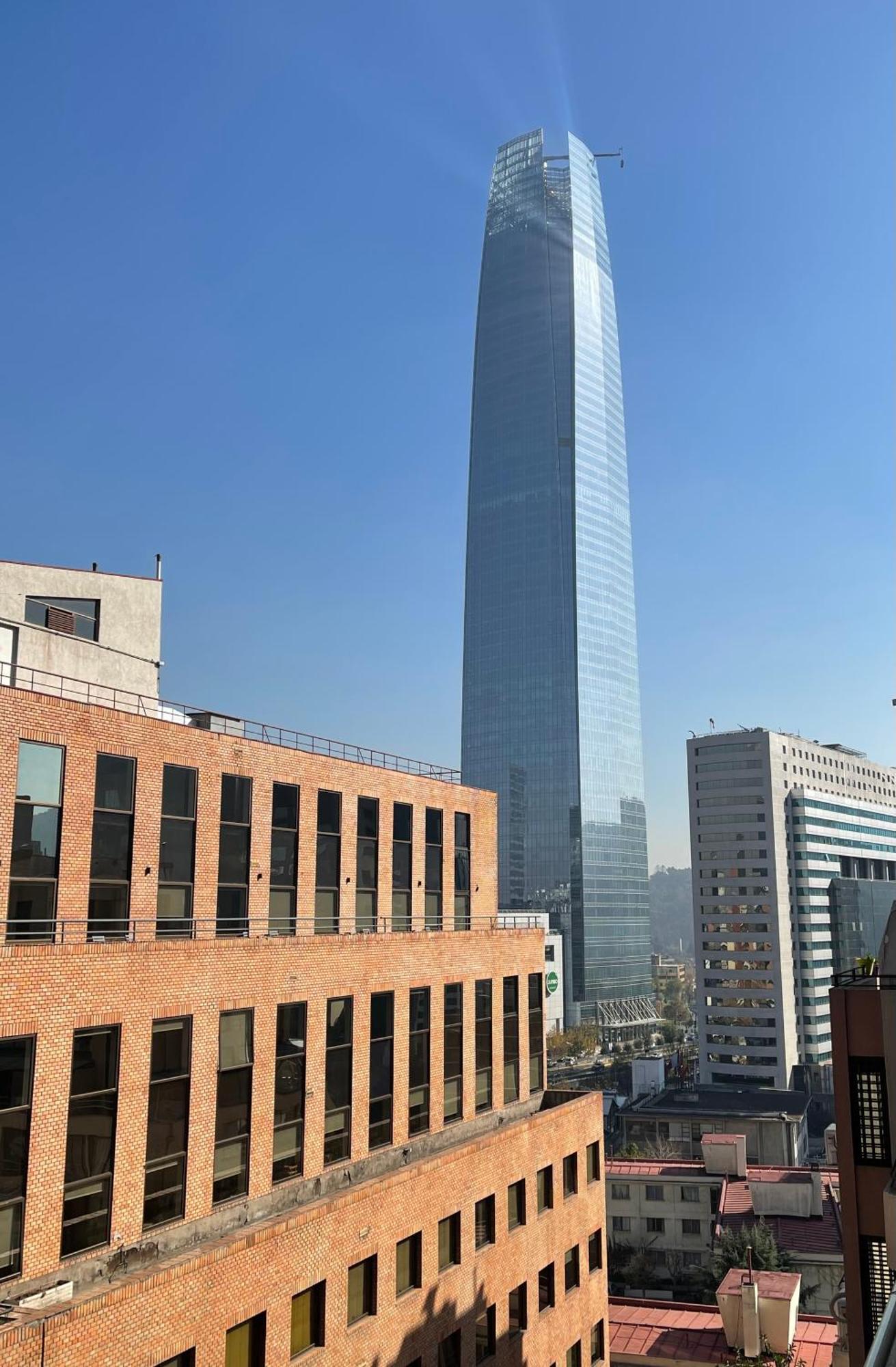 Apartament Condo Amueblado, Encomenderos 200 El Golf, Las Condes Santiago Con Vista Al Costanera Center מראה חיצוני תמונה